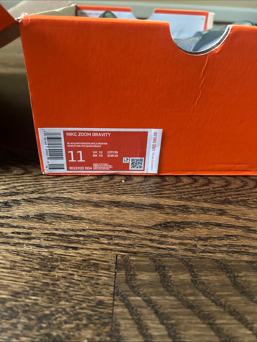 Men's Zoom Gravity Running Shoes - Picture 8 of 8